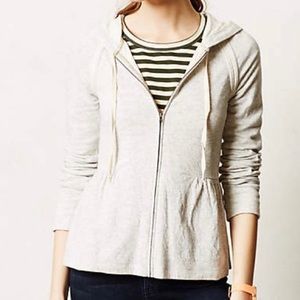 Anthropologie Peplum Hoodie